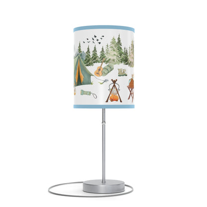 Happy camper lamp, Camping nursery decor - Outdoor adventures