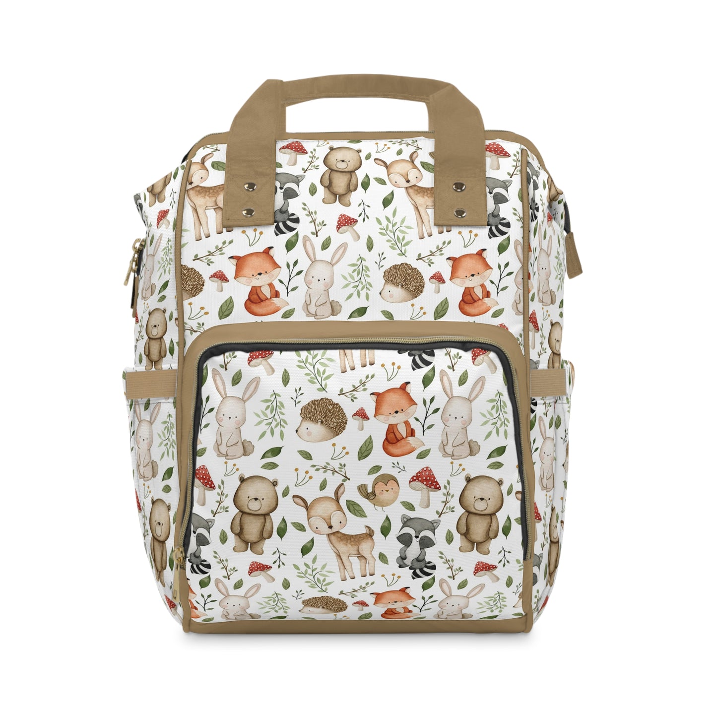 Woodland animals diaper bag, Forest diaper backpack - Magical Forest