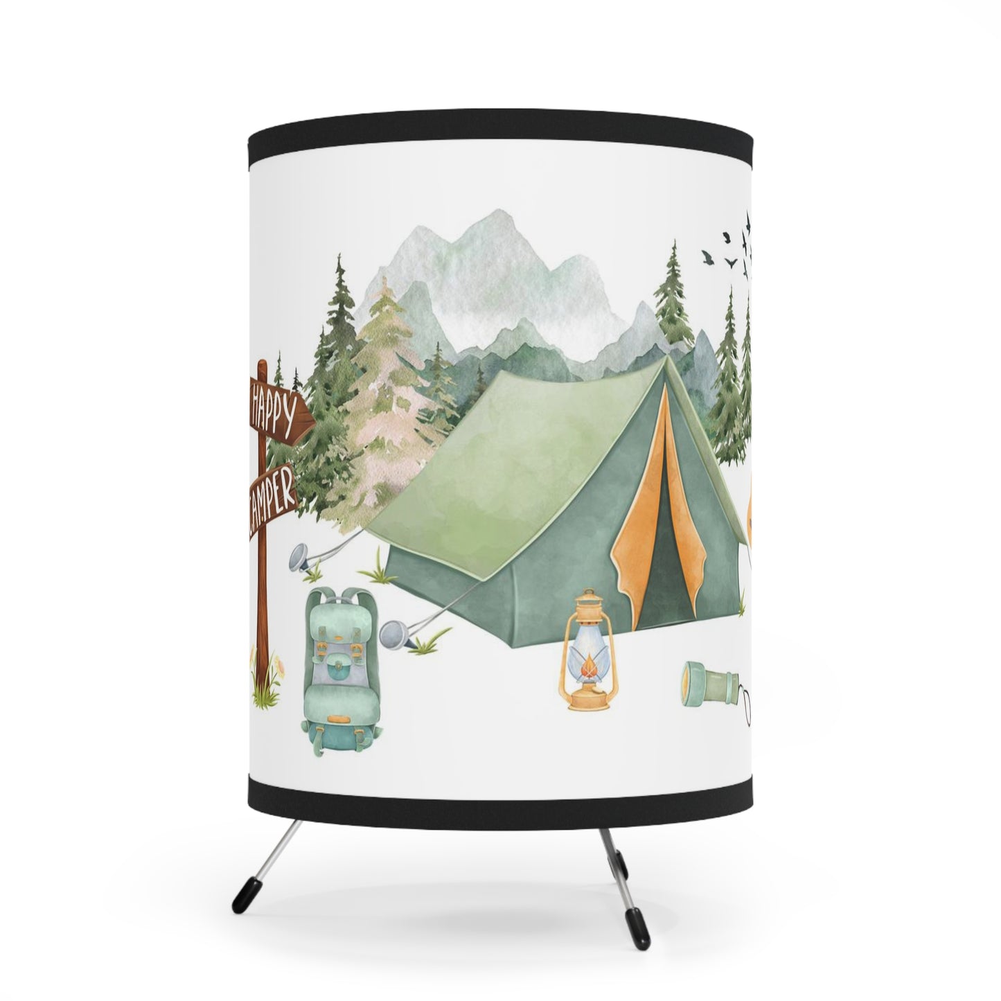 Camping table lamp, Explorer nursery lamp - Outdoor Adventures