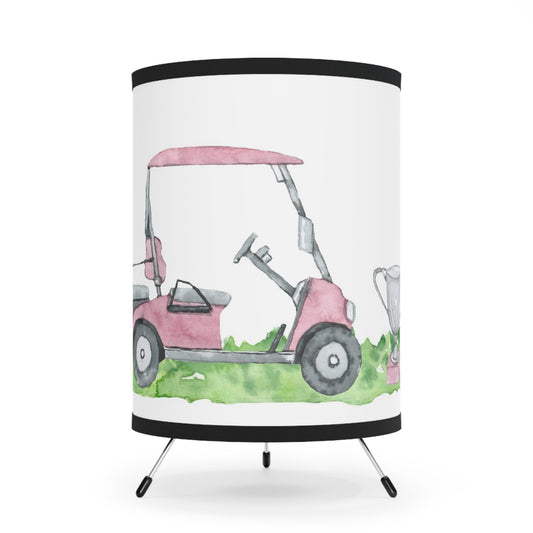 Girl golf table lamp, Pink golf nursery decor - Pink Golf