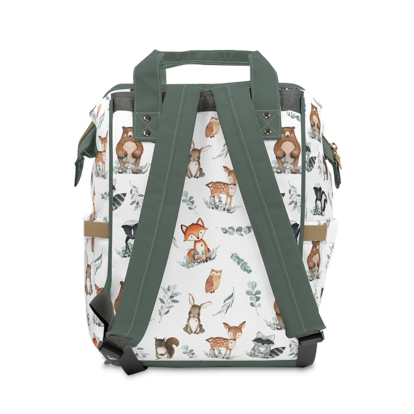 Woodland diaper bag, Greenery backpack - Greenery Woodland