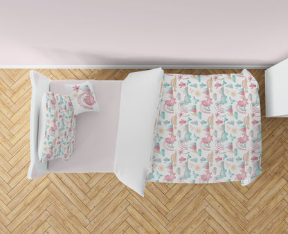 Pink dinosaur comforter,Twin Twin XL Queen king comforter for girls, Dinosaur themed room - Pink Dinosaur