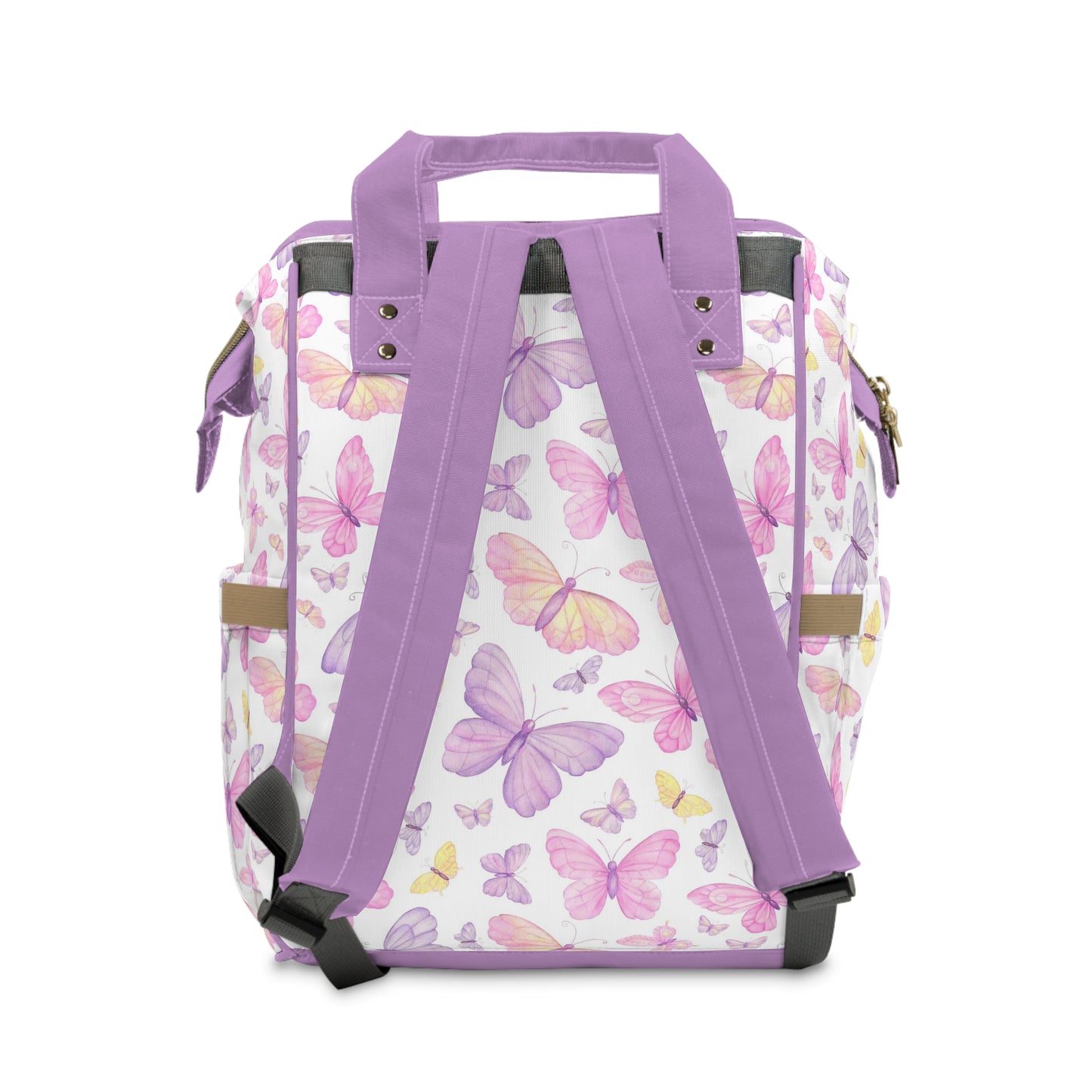 Personalized Butterfly diaper bag | Pink Butterfly baby backpack