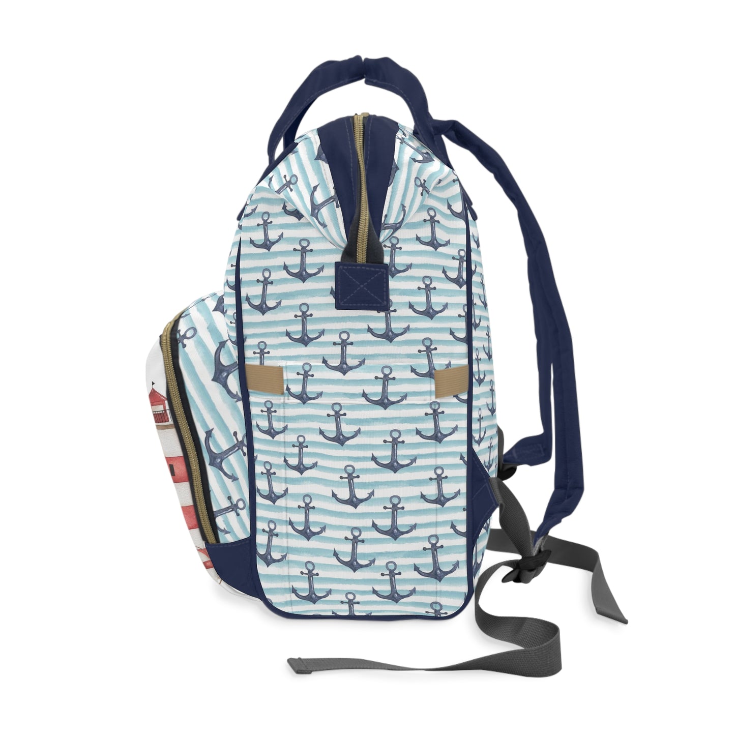 Personalized Sailor bear diaper bag |Anchor baby backpack