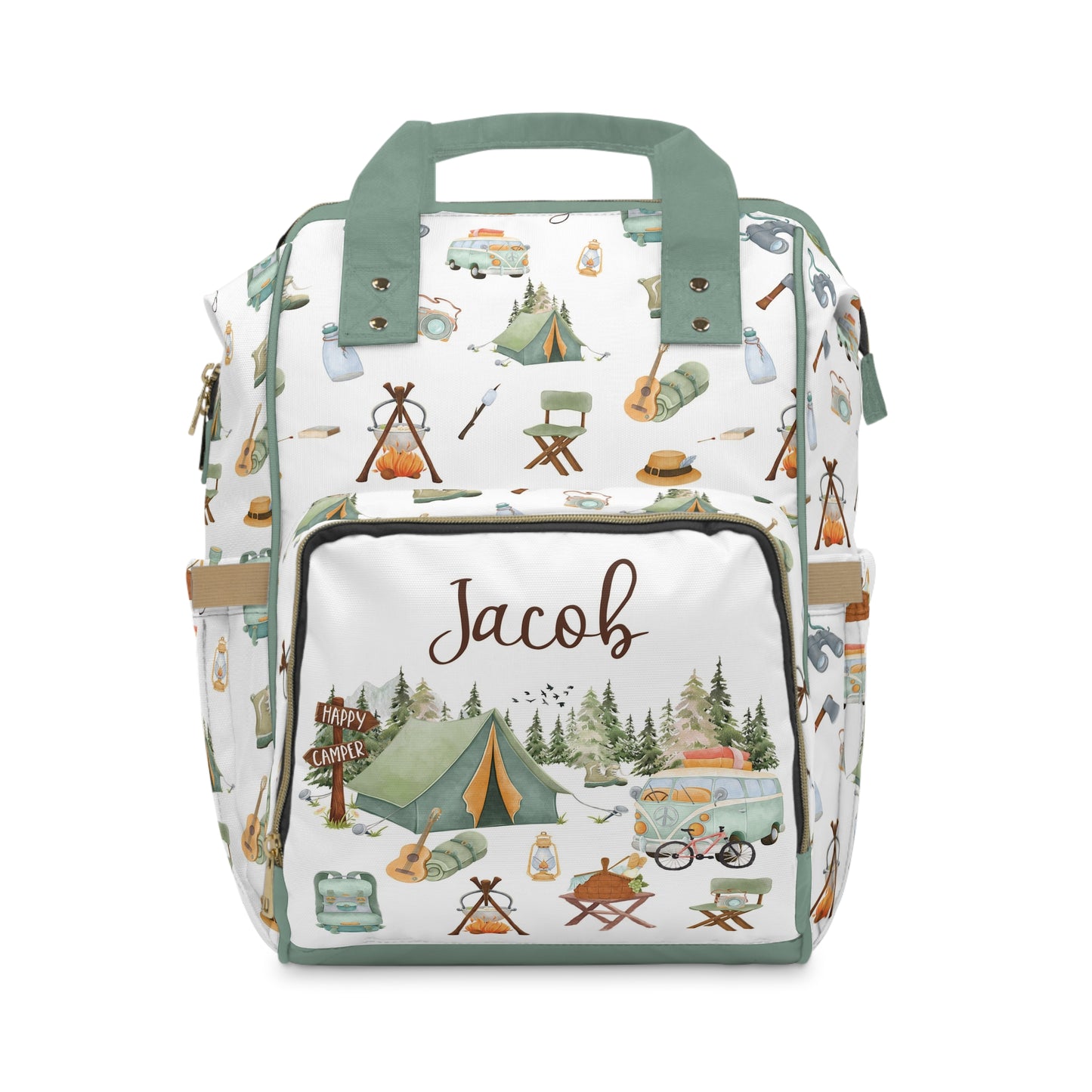 Personalized Camping diaper bag | Adventure baby backpack - Outdoor Adventures