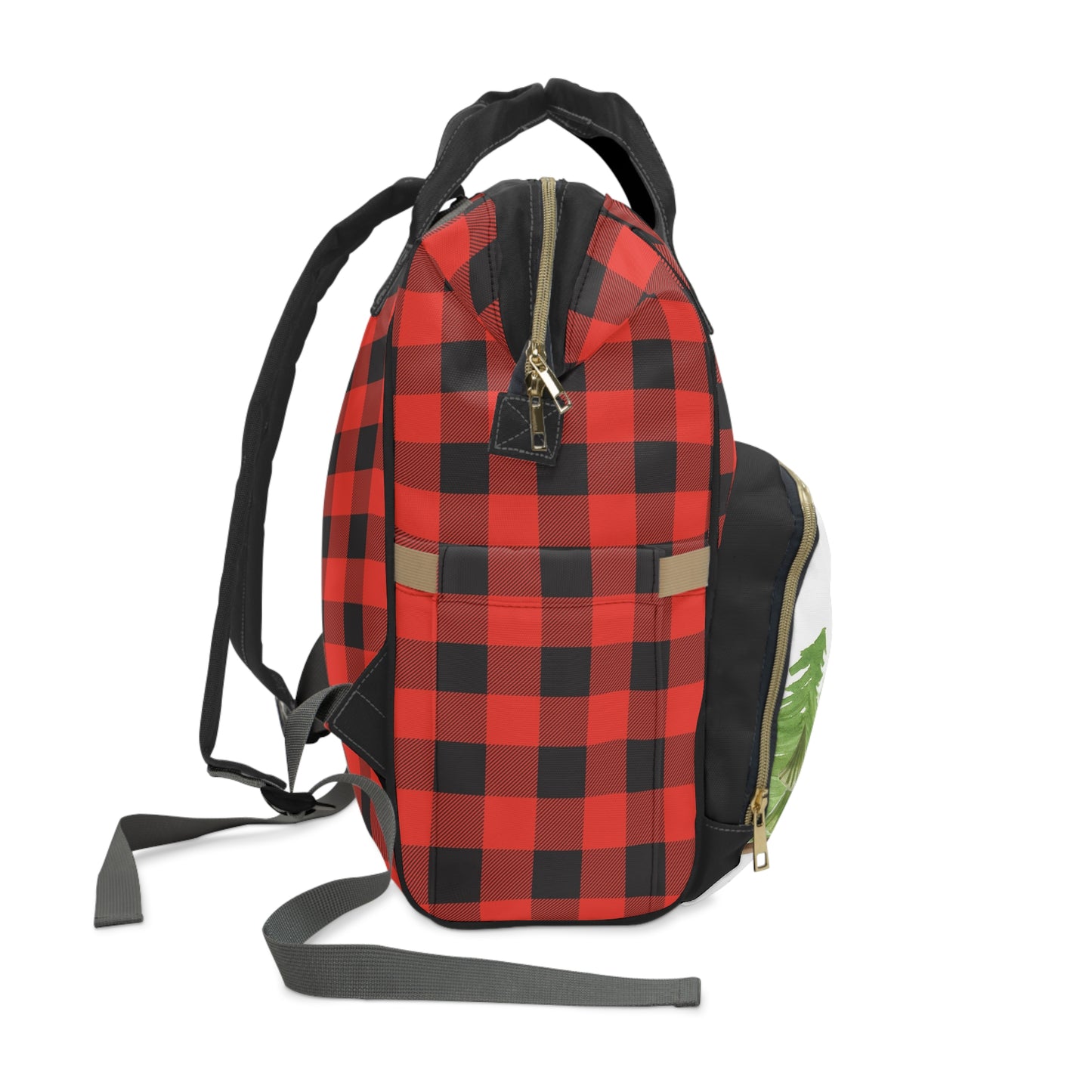 Personalized Bear diaper bag | Lumberjack baby backpack -