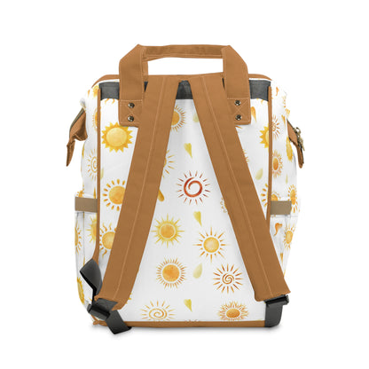 Personalized Sushine diaper bag | Boho sushine baby backpack -