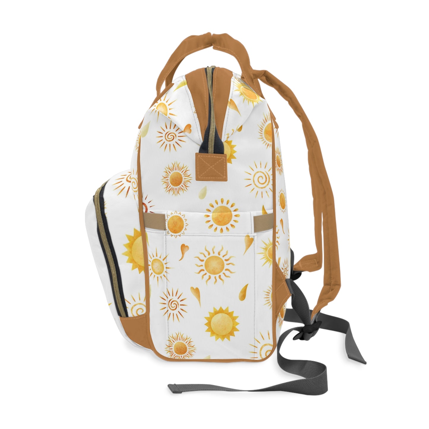Personalized Sushine diaper bag | Boho sushine baby backpack -