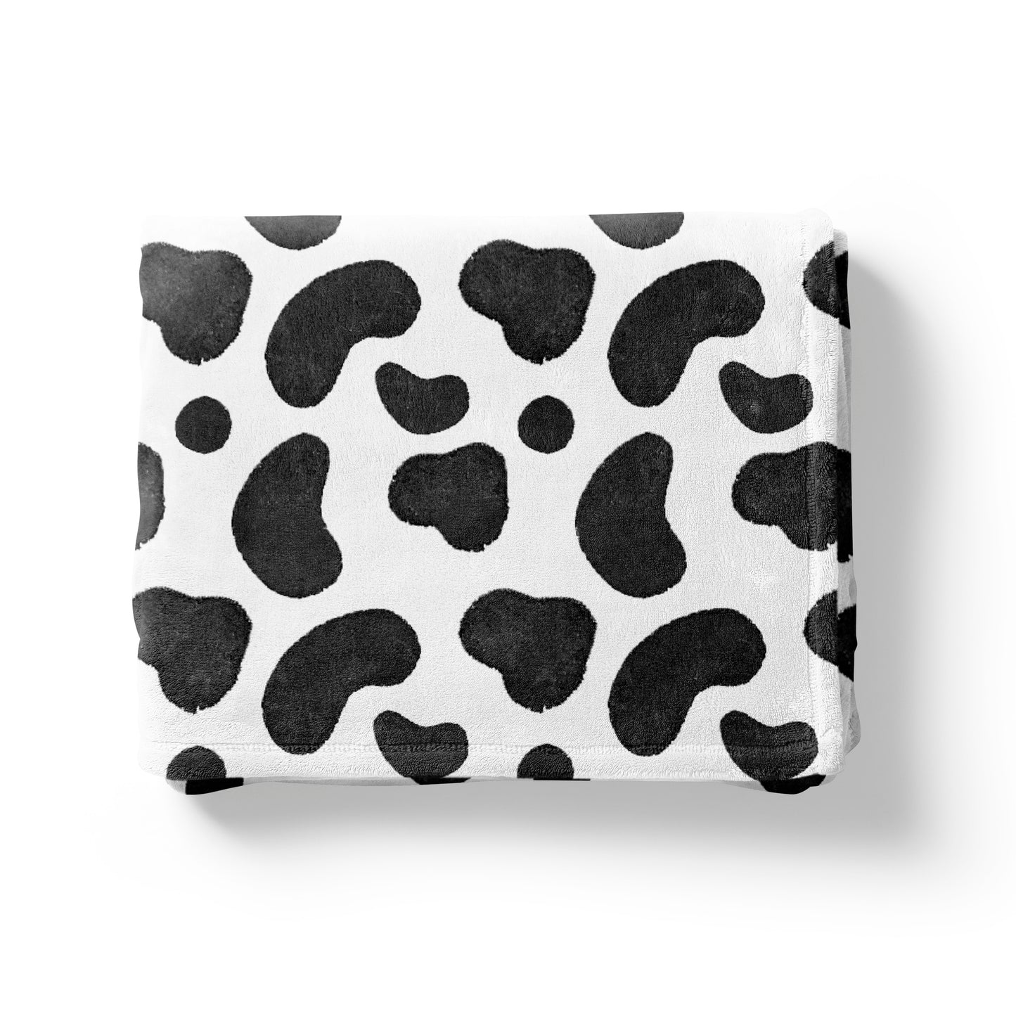 Cow Print Minky Blanket, Farm Nursery Bedding - Morgans Farm