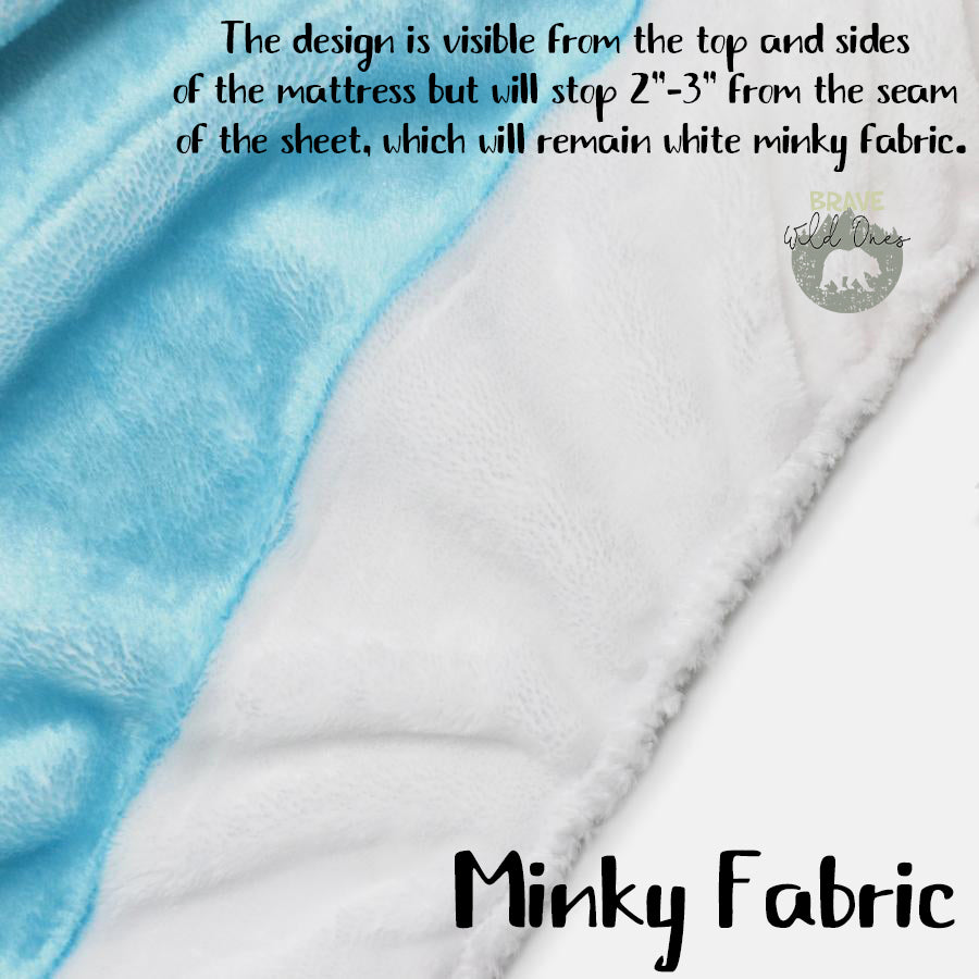 Farm Minky Crib Sheet, Barnyard Nursery Bedding - Farm Babies