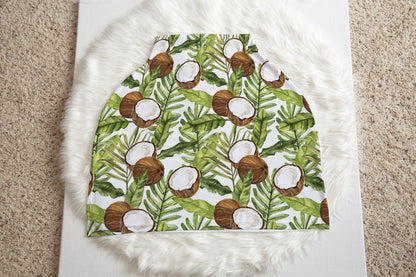 Coconut Car Seat Cover | Tropical Nursing Cover - Little Coconut