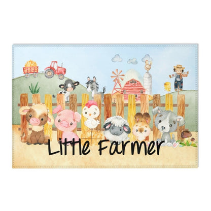 Farm Area Rug, Barnyard Nursery Decor - Farm Babies