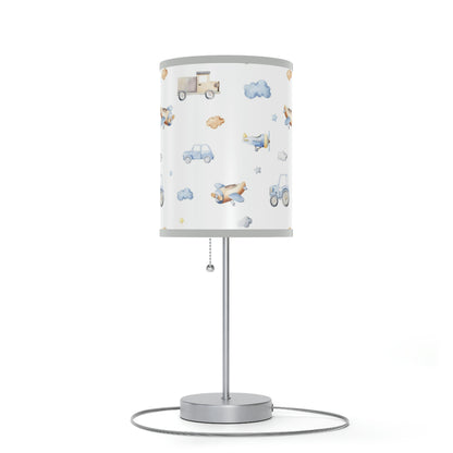 Transport nursery lamp, Transportation nursery decor
